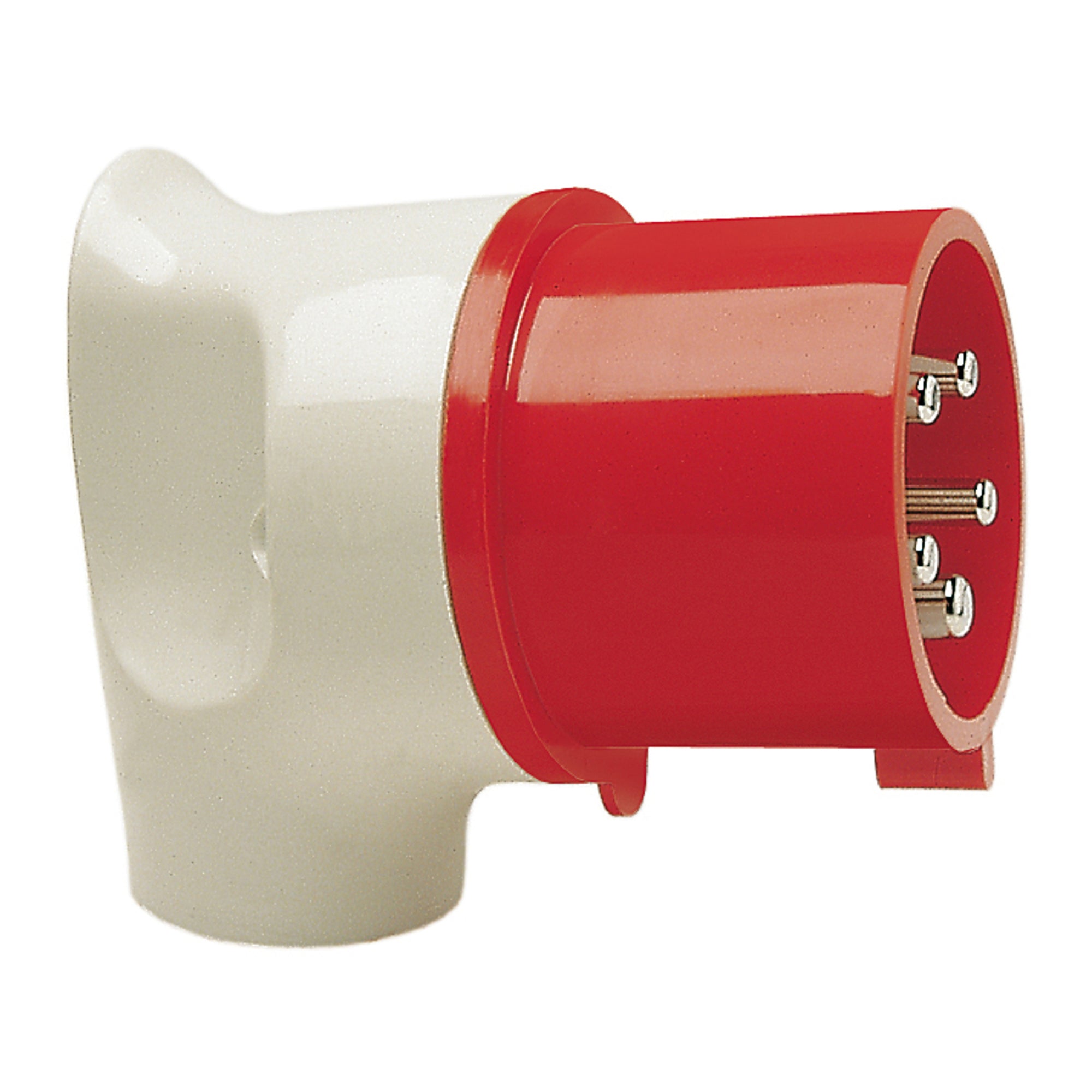 WALTHER WERKE MONDO Winkelstecker 32A 5P 6h mit dem Gehäusehinterteil in lichtgrau Hauptbild WALTHER WERKE MONDO Winkelstecker 32A 5P 6h mit dem Gehäusehinterteil in lichtgrau Hauptbild